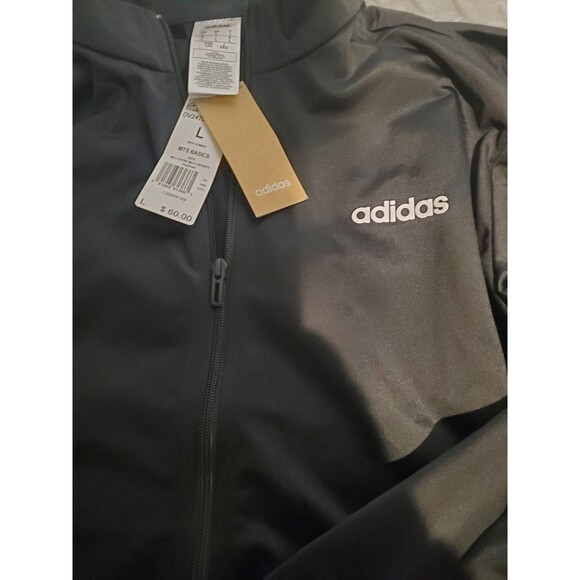 Adidas Black Track Suit NWT - Jacket & Pants Set, Lightweight Athletic Wear 0039 - Picture 7 of 7